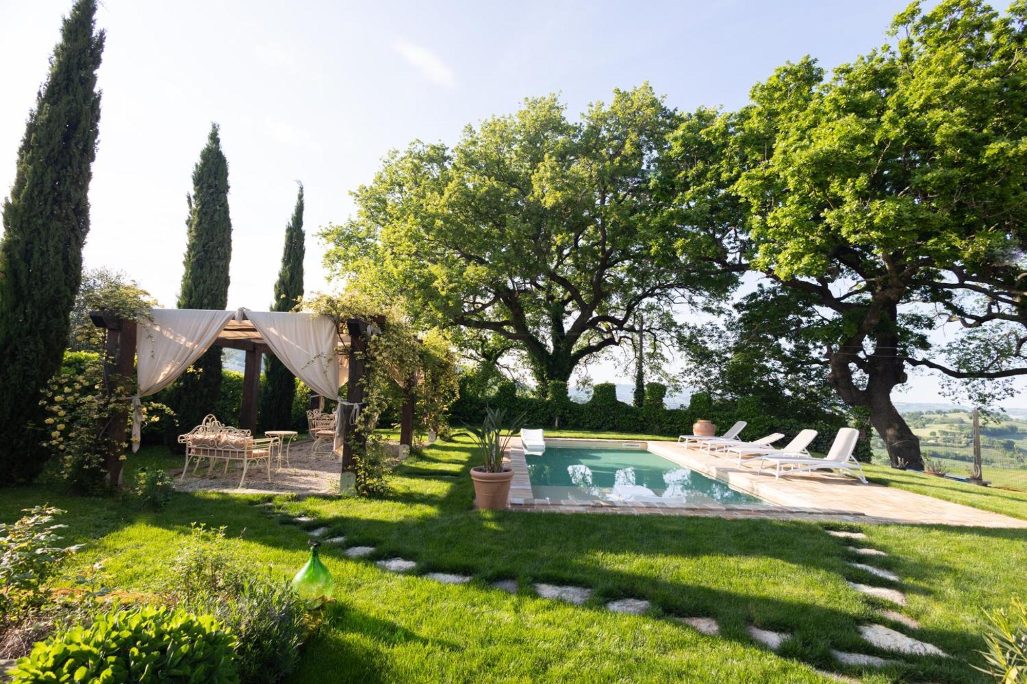 Ca' Le Cerque, Villa Surrounded By The Marche Nature Fossombrone Buitenkant foto