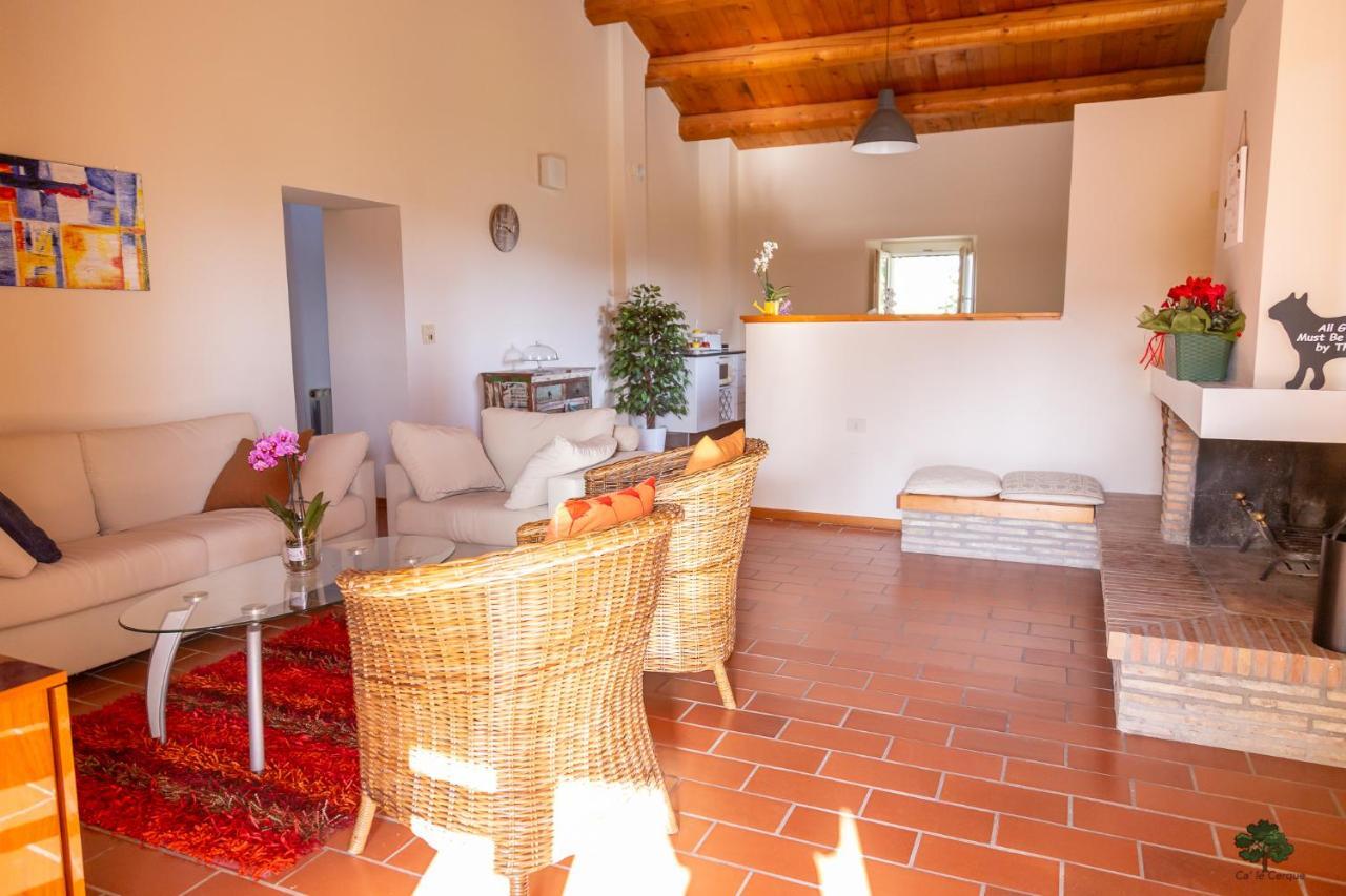 Ca' Le Cerque, Villa Surrounded By The Marche Nature Fossombrone Buitenkant foto